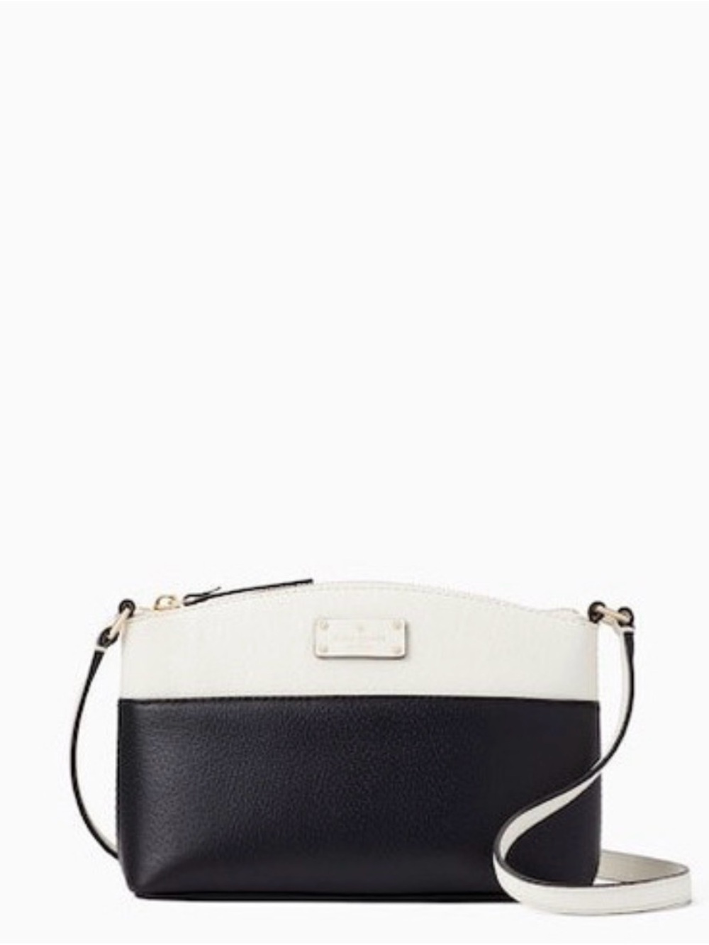 kate spade Two-Tone Black and White Crossbody Bag